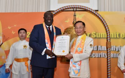 太極門美東匯聚各界領袖 鳴鐘齊為世人祈福 太極門美東匯聚各界領袖 鳴鐘齊為世人祈福