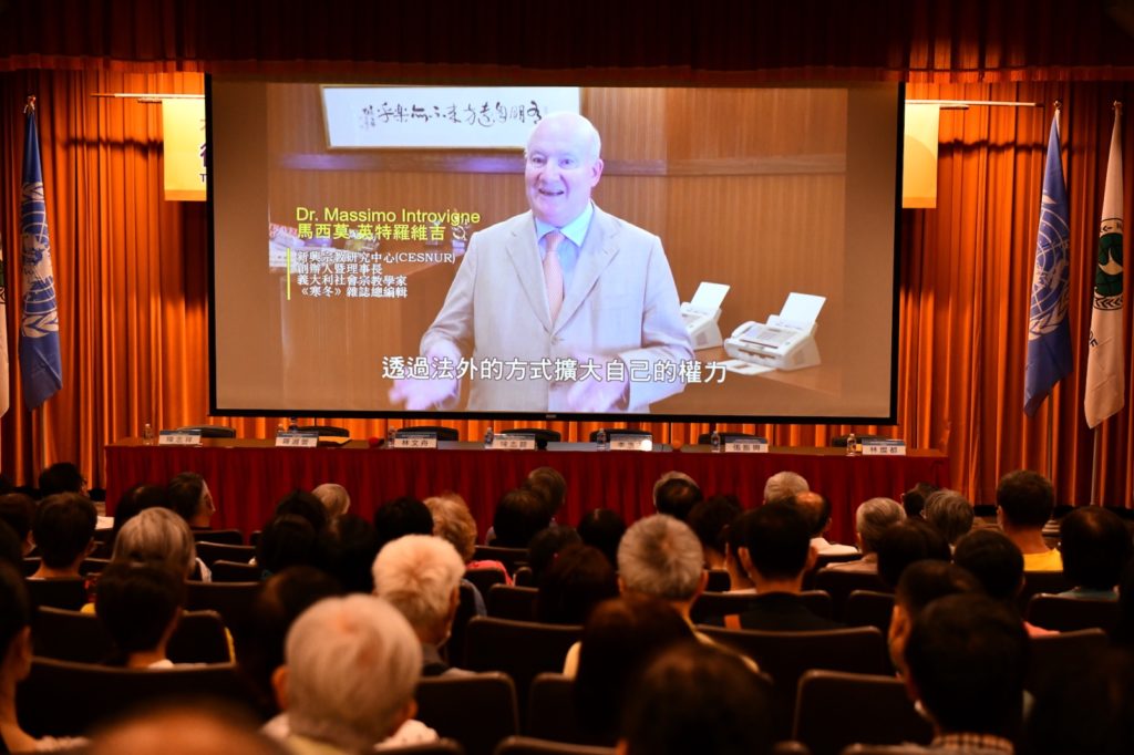 ▲義大利社會宗教學家/《寒冬》雜誌總編輯馬西莫博士非常關心太極門案件。(記者晨曦翻攝)