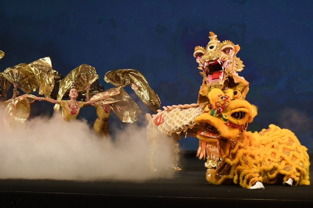 ▲來自古老東方的神龍、麒麟、祥獅等神獸,以慈悲與智慧,為人間帶來神聖的祝福。(記者李欣翻攝)