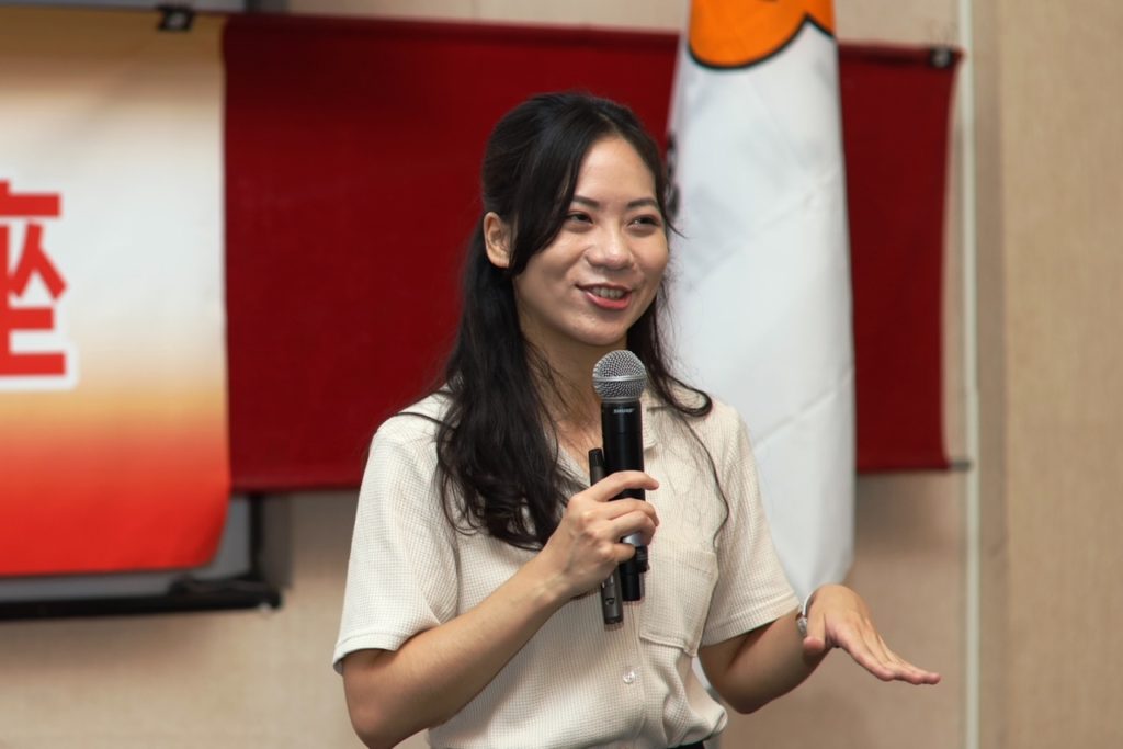▲林維星希望自己在生活中成為影響他人的鼓舞者，成為帶給別人幸福的人。（記者李欣翻攝）