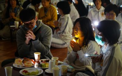 太極門內湖道館年終感恩茶會　眾人齊聚點亮希望蠟燭迎接新年