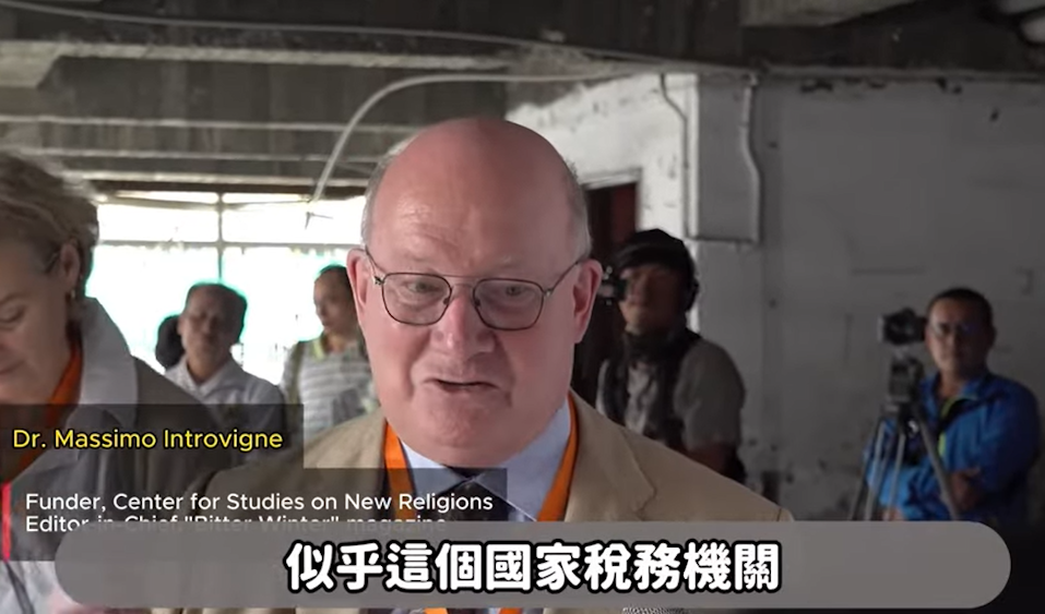 ▲馬西莫提到,解決太極們案對於台灣形象是常有利,也為全世界的宗教自由、獨立自主、正義與良心贏得勝利。(記者晨曦翻攝)