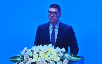 首次參加海峽論壇　連勝文晤王滬寧：兩岸和平相處是臺灣主流民意