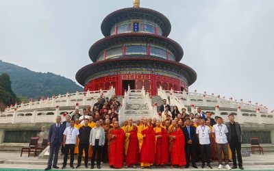 洛陽市宜陽縣靈山風景區藥師佛殿落成暨藥師佛像開光法會隆重舉行