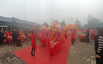 祥瑞聖典祈   澤恩萬世吉   洛龍區上元關帝廟地藏殿落成暨聖像開光慶典法會隆重開幕