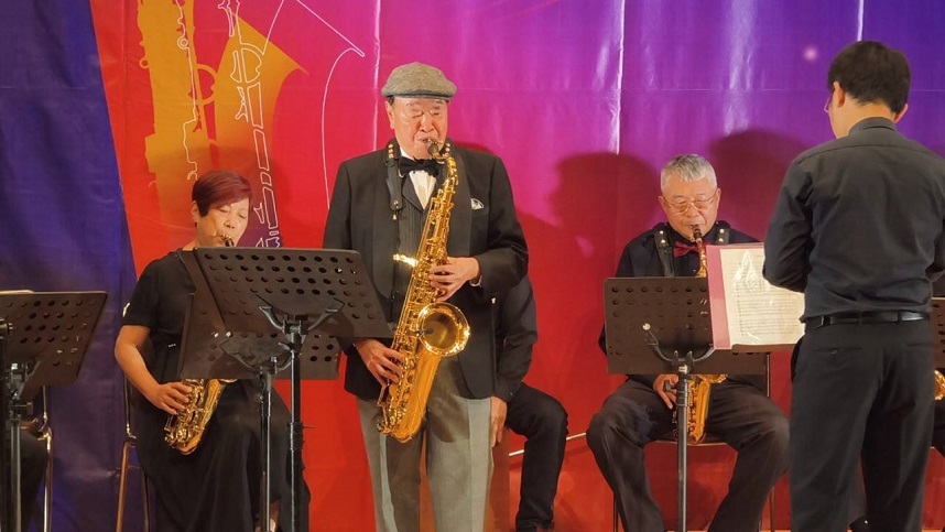 樂齡慈善薩克斯風表演 87歲管樂玩家陳世圯個人音樂會滿堂彩! 樂齡慈善薩克斯風表演 87歲管樂玩家陳世圯個人音樂會滿堂彩!