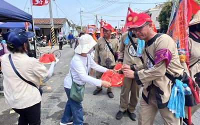 大甲媽遶境新港38週年 翁章梁率奉天宮董事長等各界人士隆重迎駕 大甲媽遶境新港38週年 翁章梁率奉天宮董事長等各界人士隆重迎駕