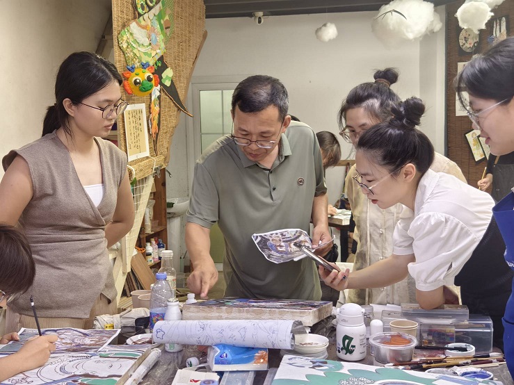 非遺傳承岩彩煥新 廈門首辦岩彩研修班 非遺傳承岩彩煥新 廈門首辦岩彩研修班